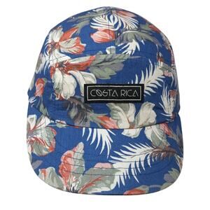 Costa Rica Slideback 5 Panel Hat Multicolor One Size Floral Hawaiian